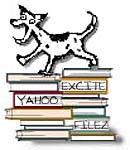 The original Dogpile logo from 1996 — a stack of cartoon dogs.